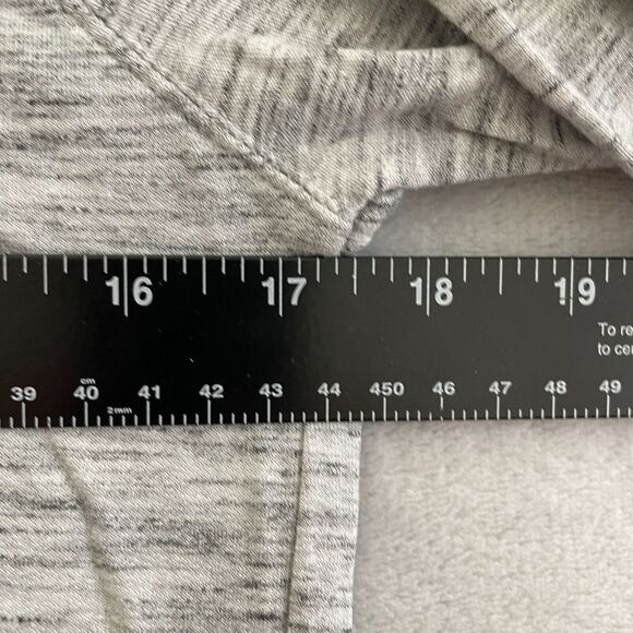 Athleta Sweater Women Extra Small Heather Grey Mindset Sweatshirt Stretch - Picture 9 of 10